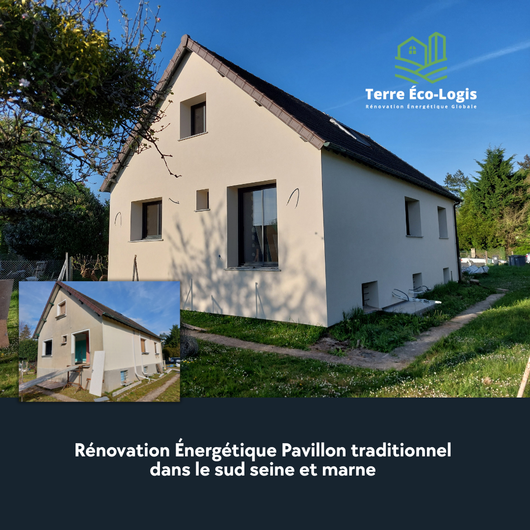 Rénovation Énergétique d'un pavillon dans le Sud Seine et Marne