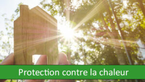 fibre de bois protection contre la canicule