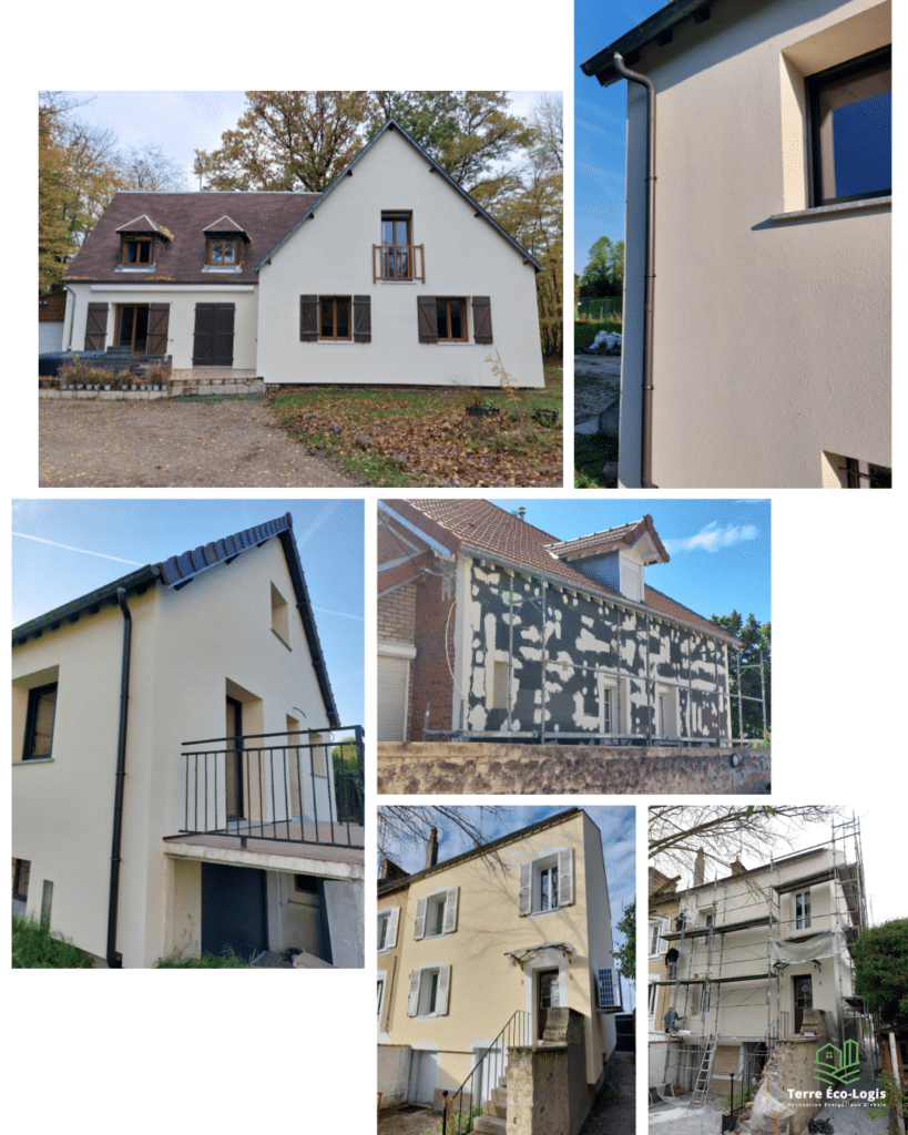 Isolation mur extérieur Terre Éco Logis